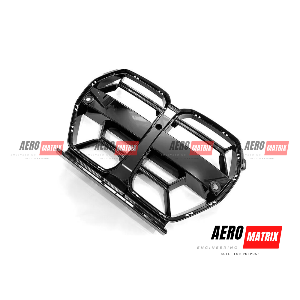 BMW 3 and 4 Series G80/G82 Grille without ACC – Gloss Black