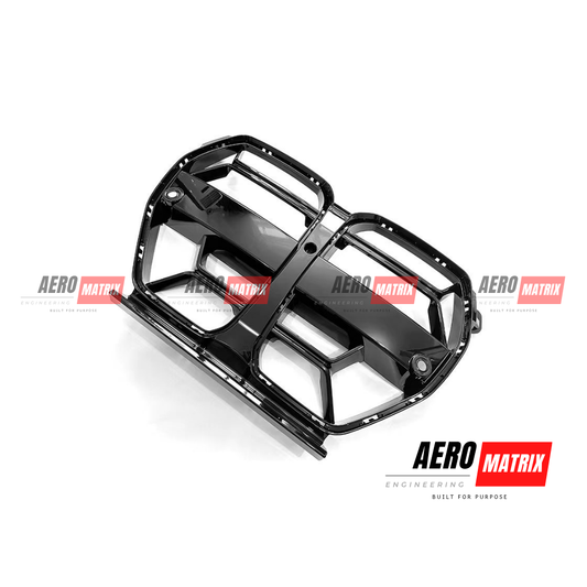 BMW 3 and 4 Series G80/G82 Grille without ACC – Gloss Black