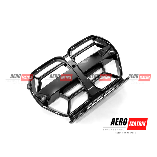 BMW 3 and 4 Series G80/G82 – Grille without ACC (Gloss Black)