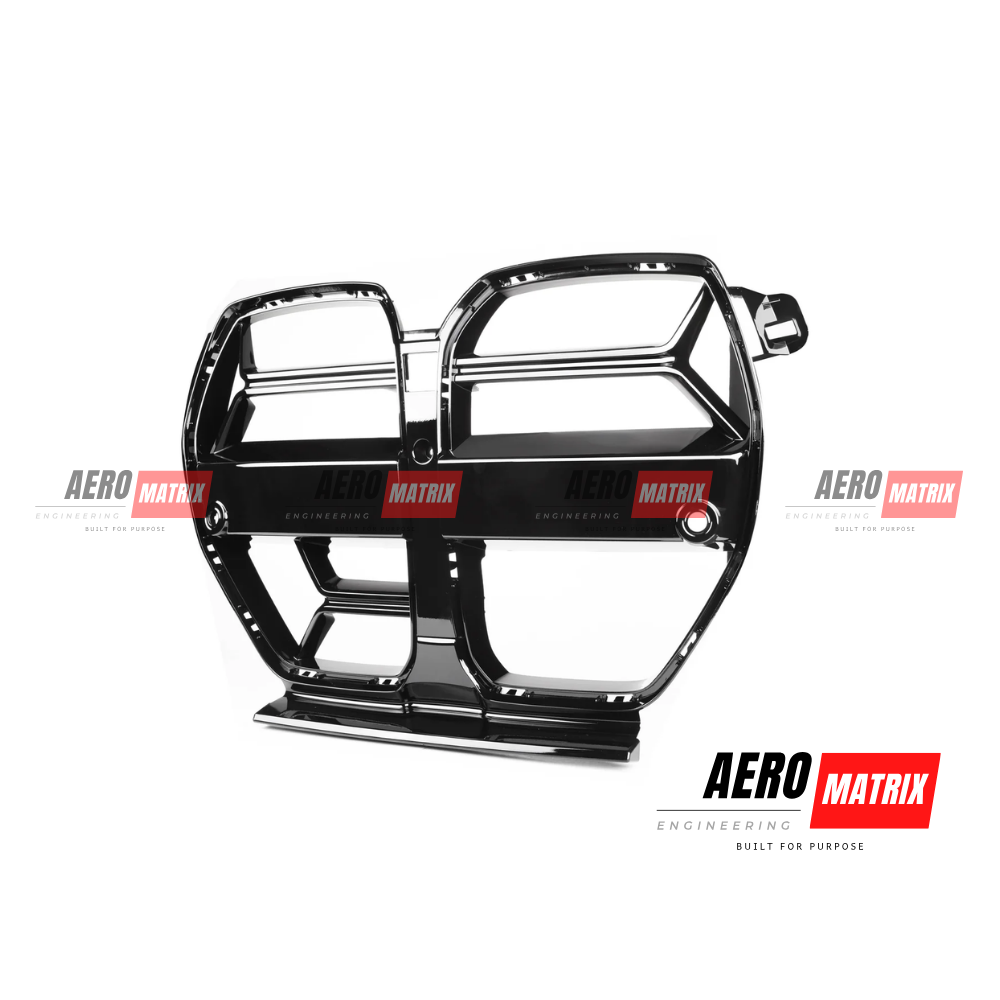 BMW 3 and 4 Series G80/G82 – Grille without ACC (Carbon Fibre Gloss)