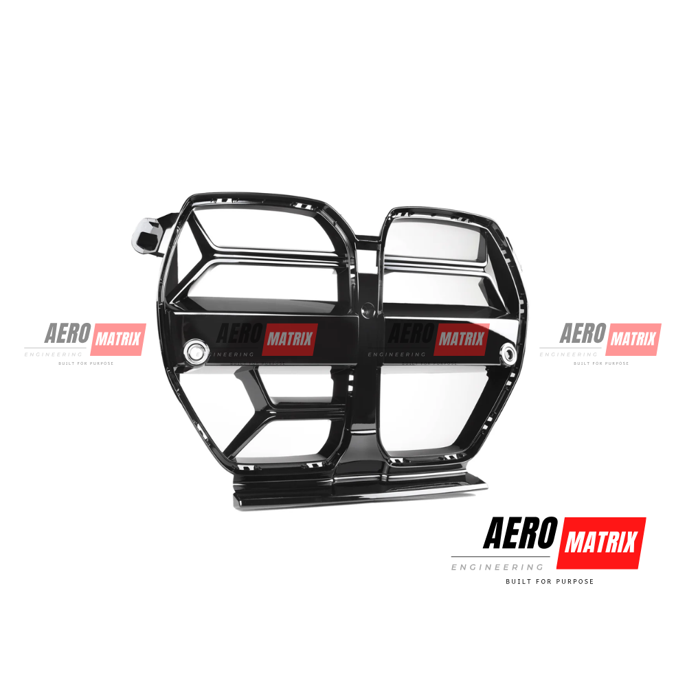 BMW 3 and 4 Series G80/G82 – Grille without ACC (Carbon Fibre Gloss)