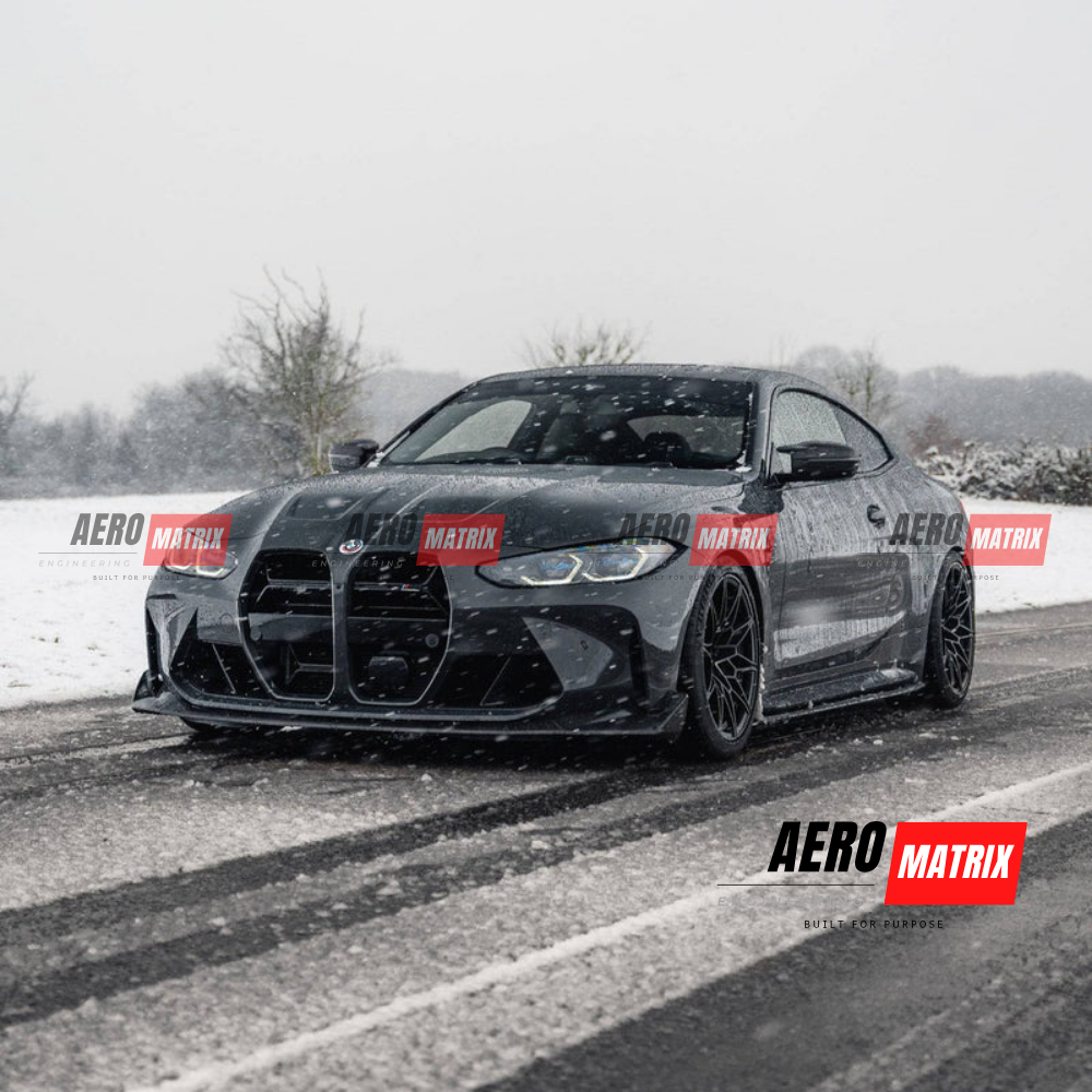 BMW 3 and 4 Series G80/G82 – Grille without ACC (Carbon Fibre Gloss)