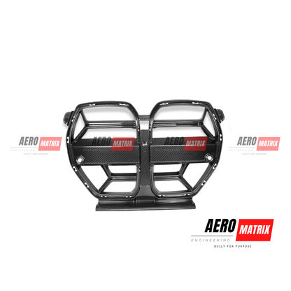 BMW 3 and 4 Series G80/G82 Grille with ACC – Gloss Black