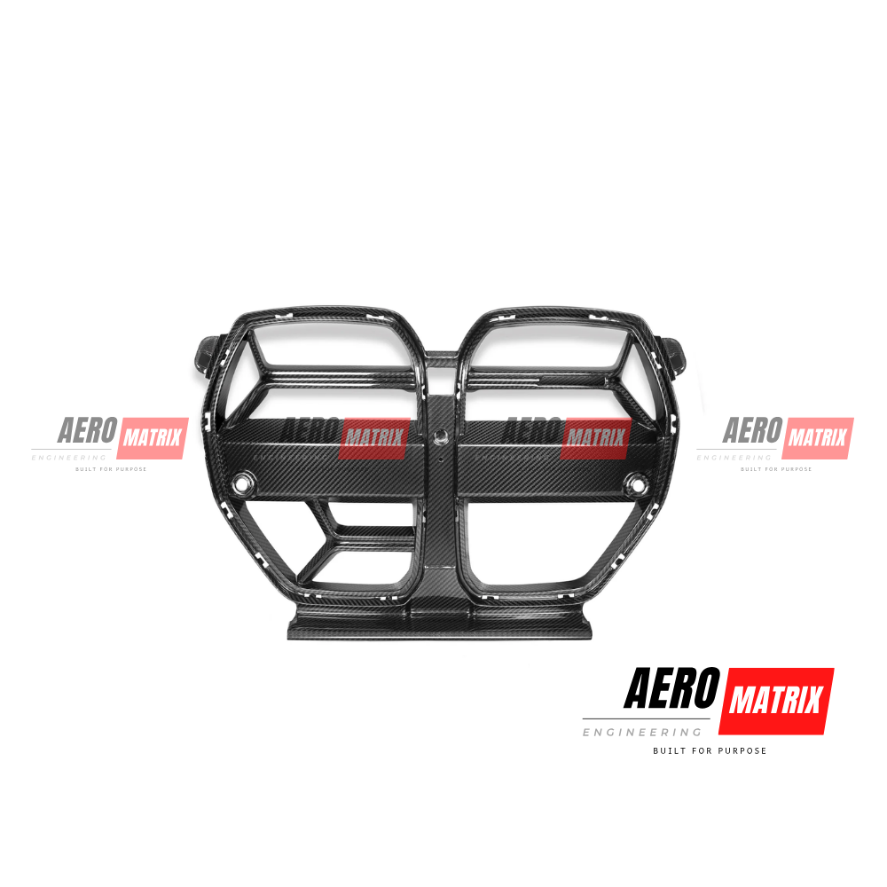 BMW 3 and 4 Series G80/G82 Grille with ACC – Carbon Fibre