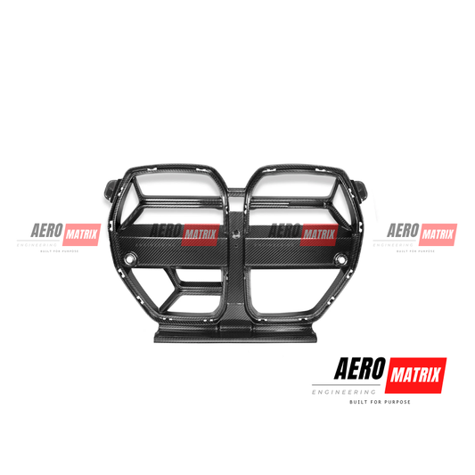 BMW 3 and 4 Series G80/G82 Grille with ACC – Carbon Fibre