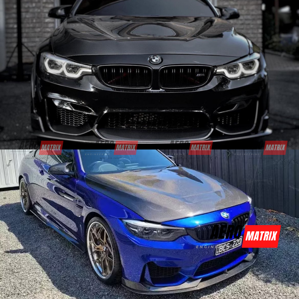 BMW M3 F80 / M4 F82 3 and 4 Series – GTS Style Bonnet (Carbon Fibre)