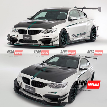 BMW M3 F80 / M4 F82 3 and 4 Series – VRS Intial Bonnet (Carbon Fibre)