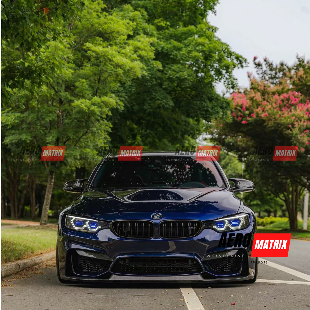 BMW M3 F80 / M4 F82 3 and 4 Series – Front Lip (Carbon Fibre Gloss)