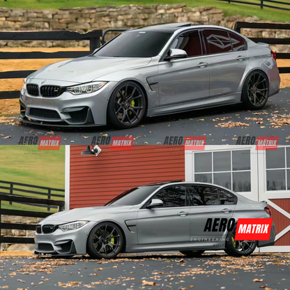 BMW M3 F80 / M4 F82 3 and 4 Series – Side Skirting (Carbon Fibre Gloss)