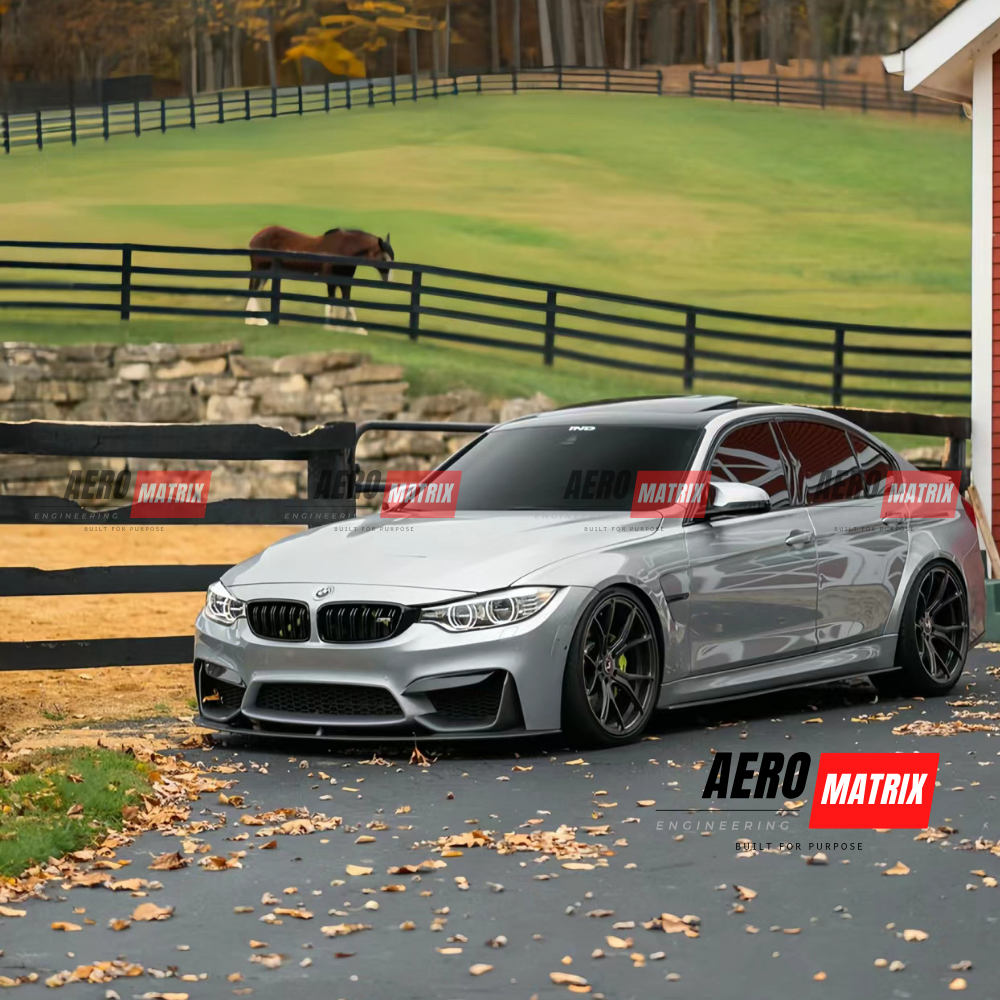BMW M3 F80 / M4 F82 3 and 4 Series – Side Skirting (Carbon Fibre Gloss)