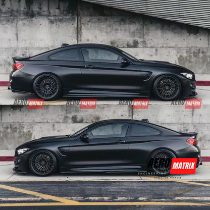 BMW M3 F80 / M4 F82 3 and 4 Series – Side Skirting (Carbon Fibre Gloss)