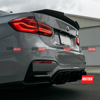 BMW M3 F80 / M4 F82 3 and 4 Series – Rear Diffuser (Carbon Fibre Gloss)