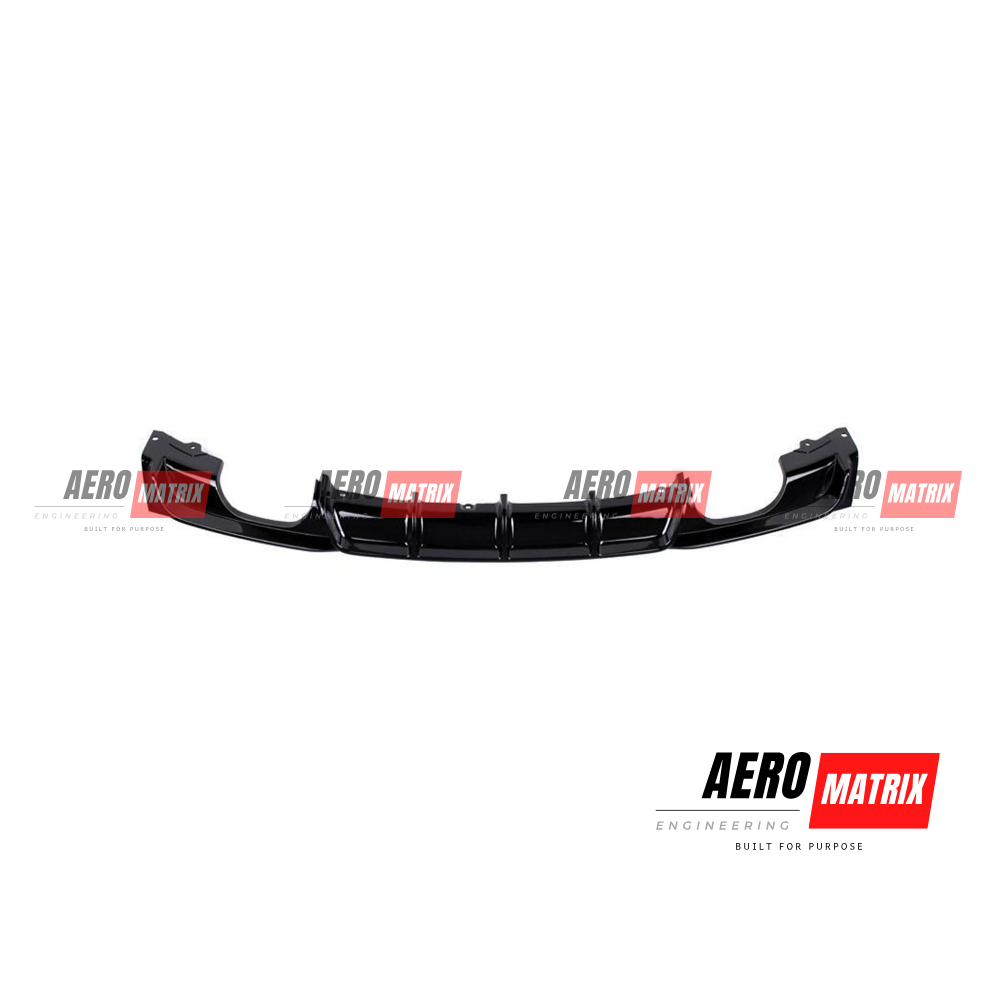 BMW 3 Series F30 / 4 Series F32 2014–2020 Rear Diffuser – Gloss Black