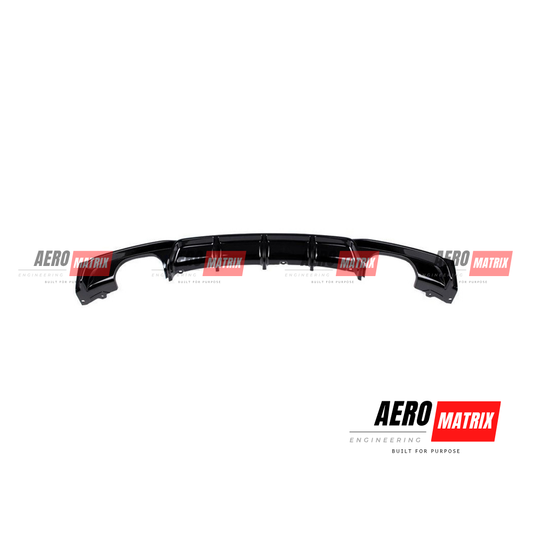 BMW 3 Series F30 / 4 Series F32 – Rear Diffuser (Gloss Black)
