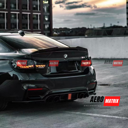 BMW M3 F80 / M4 F82 3 and 4 Series – Rear Diffuser (Carbon Fibre Gloss)