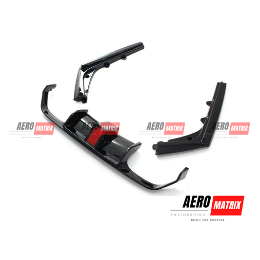 BMW M3 F80 / M4 F82 3 and 4 Series 2014–2020 Rear Diffuser – Gloss Black