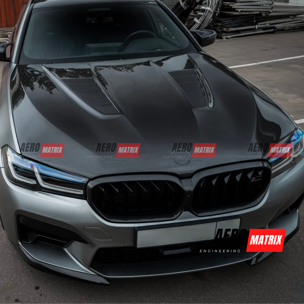 BMW M5 F90 2018–2023 – CS V2 Performance Style Bonnet (Carbon Fibre)