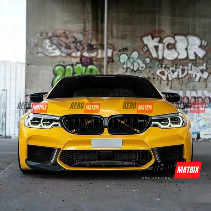 BMW M5 F90 2018–2019 – Front Lip (Gloss Black)