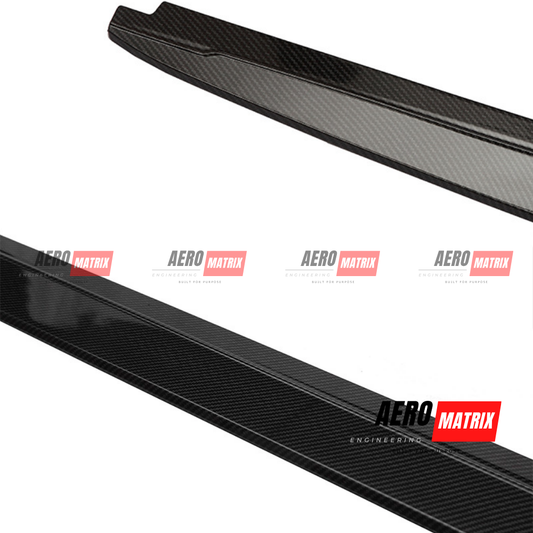 BMW M5 F90 LCI 2020–2023 – Side Skirting (Carbon Fibre Gloss)