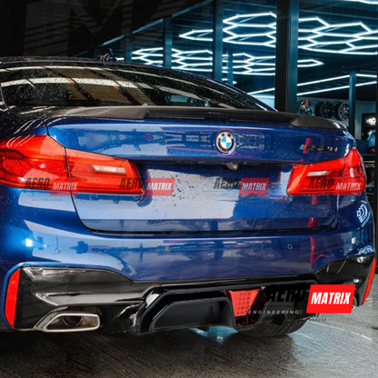 BMW M5 F90 2018–2023 – Rear Diffuser (Gloss Black)