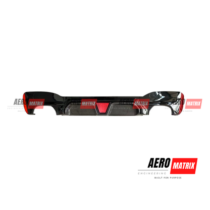 BMW M5 F90 2018–2023 Rear Diffuser – Gloss Black