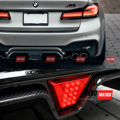 BMW M5 F90 2018–2023 – Rear Diffuser (Gloss Black)