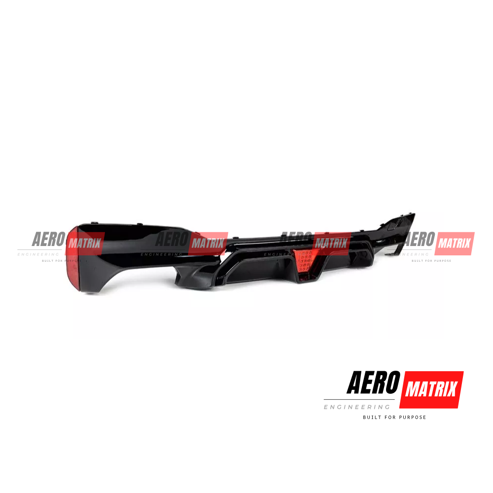 BMW M5 F90 2018–2023 – Rear Diffuser (Gloss Black)