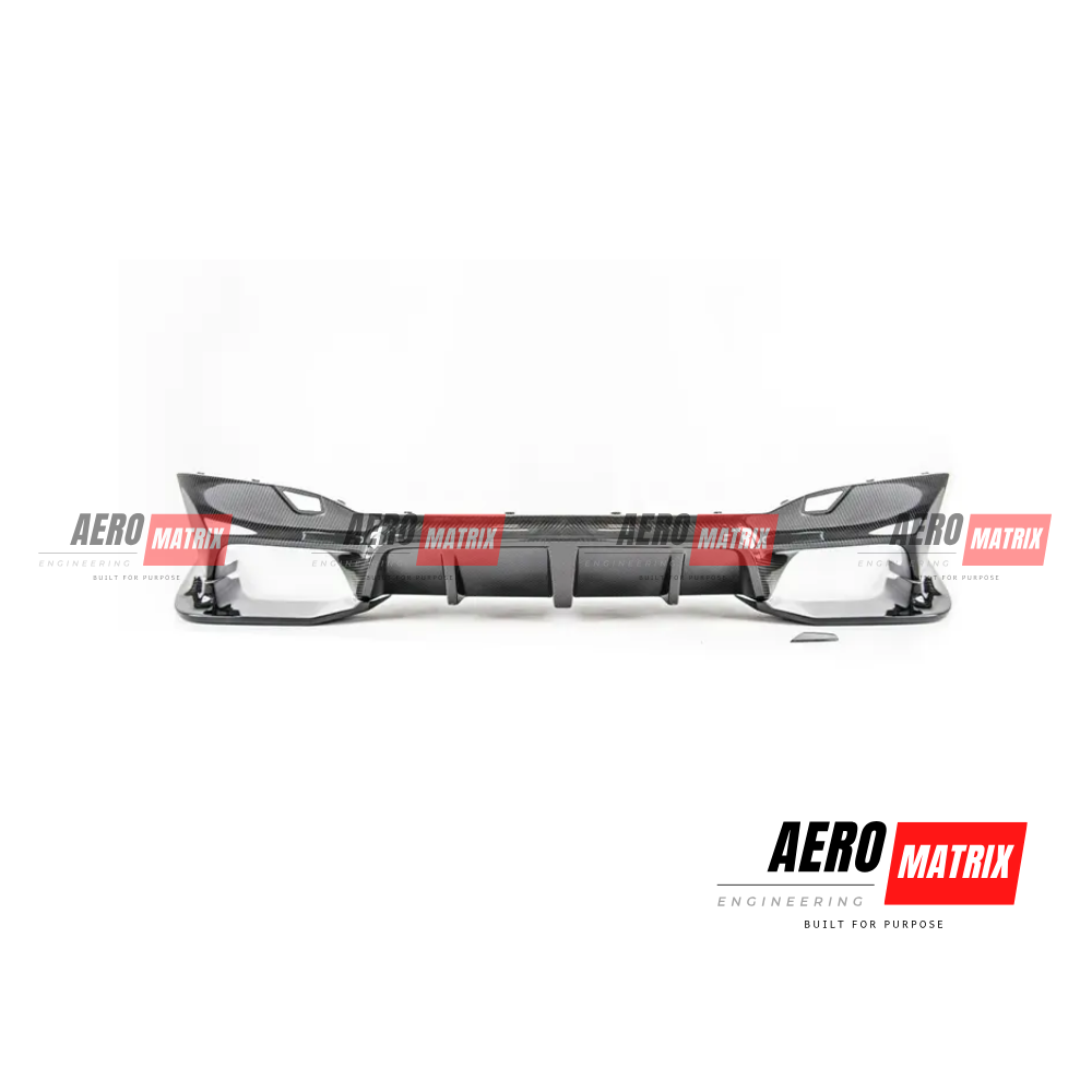 BMW M5 F90 2018–2023 Rear Diffuser – Carbon Fibre Gloss