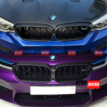 BMW M5 F90 2018–2023 – Dual Slat Grille (Carbon Fibre)