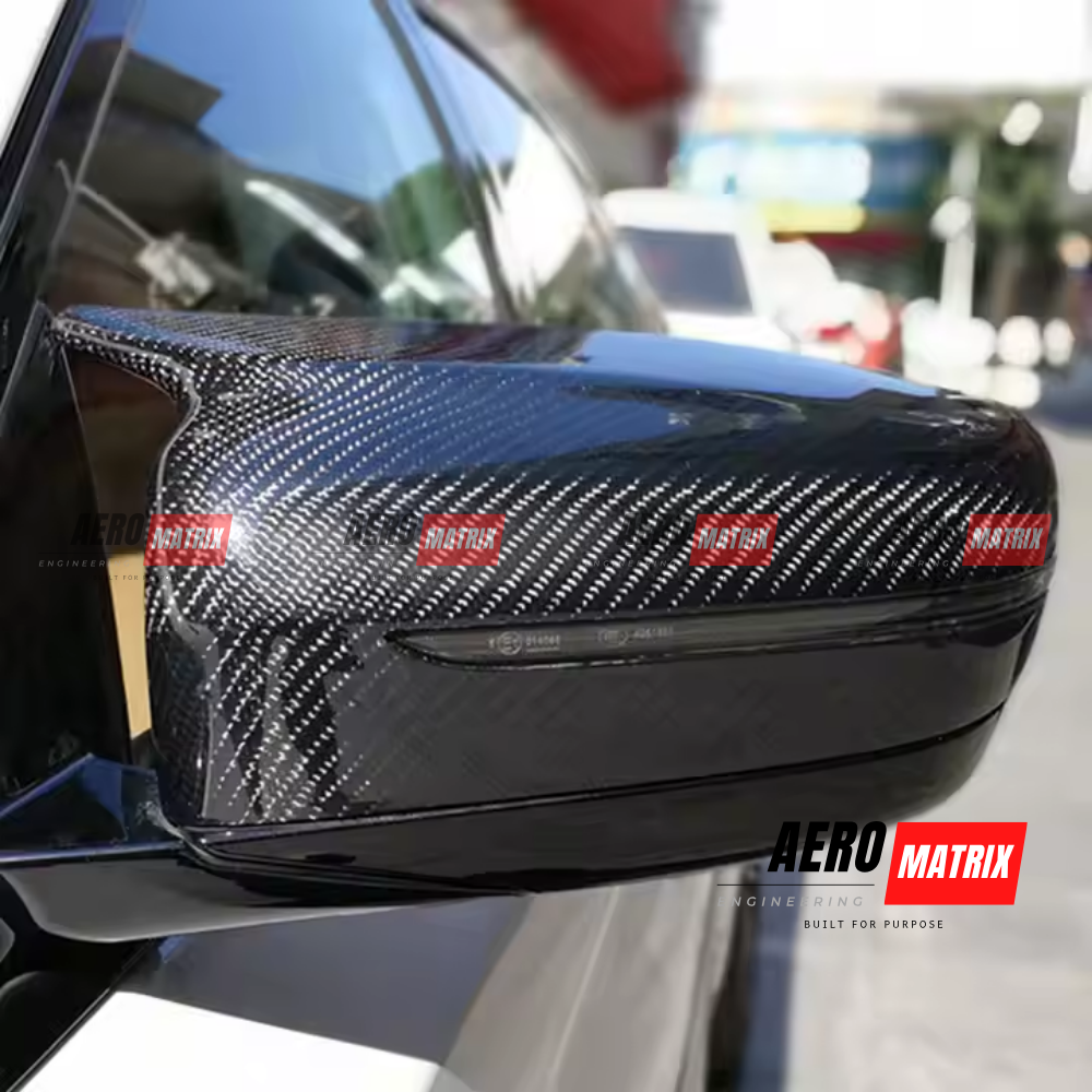 BMW M5 F90 2018–2023 – Side Mirror (Carbon Fibre Gloss)