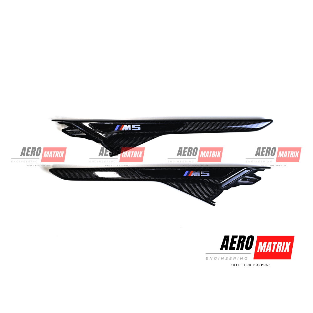 BMW M5 F90 2018–2023 Side Logo – Carbon Fibre