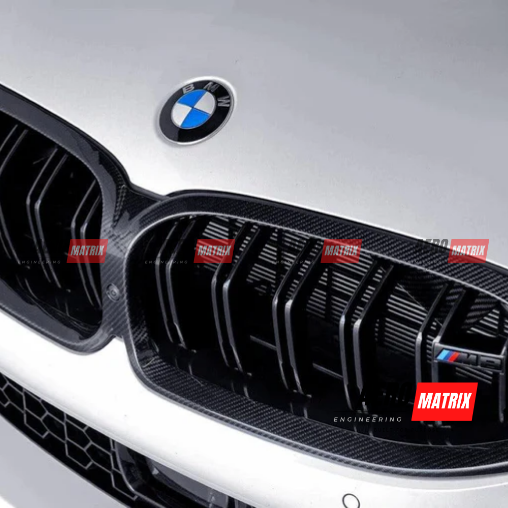 BMW 8 Series F91/F92/F93 2019–2023 Dual Slat Grille (Carbon Fibre)