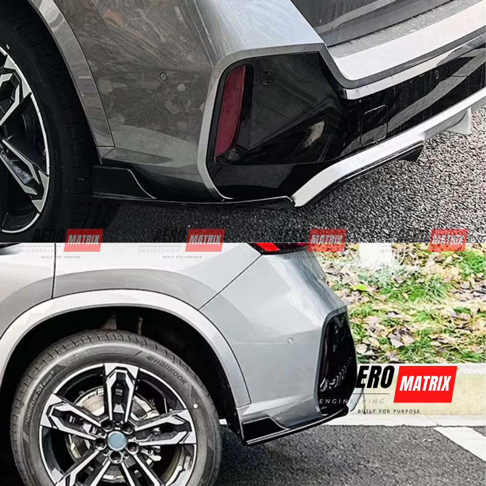 Rear Splatter for BMW X1 U11 2023+ | Gloss Black (Gloss Black)