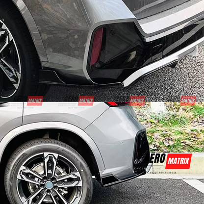 Rear Splatter for BMW X1 U11 2023+ | Gloss Black (Gloss Black)
