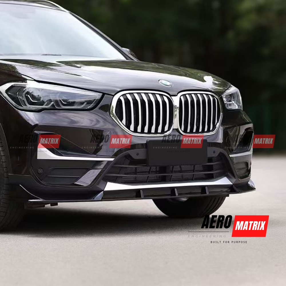 BMW F48 X1 2015–2022 Front Lip (Gloss Black)