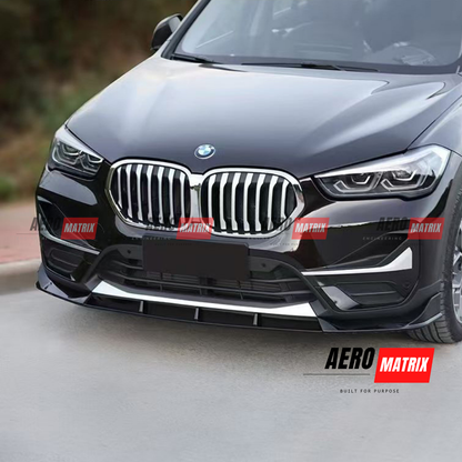 BMW F48 X1 2015–2022 Front Lip (Gloss Black)