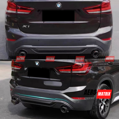 BMW F48 X1 2015–2022 Rear Diffuser (Gloss Black)