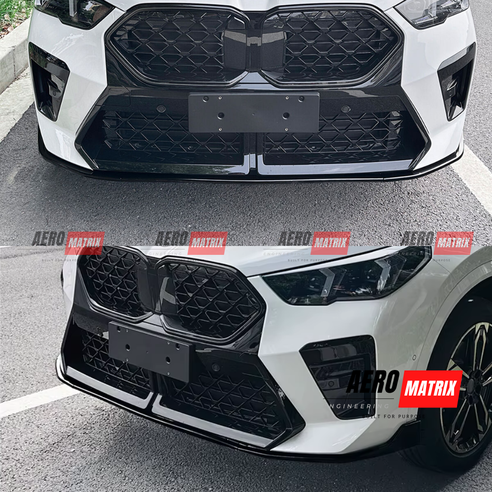 BMW U10 X2 2024+ Front Lip (Gloss Black)