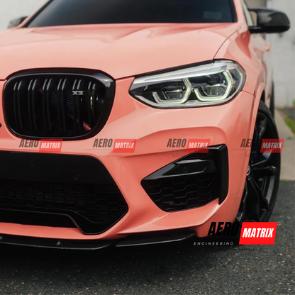 BMW X3M X4M F97/F98 2019–2022 Front Lip (Gloss Black)