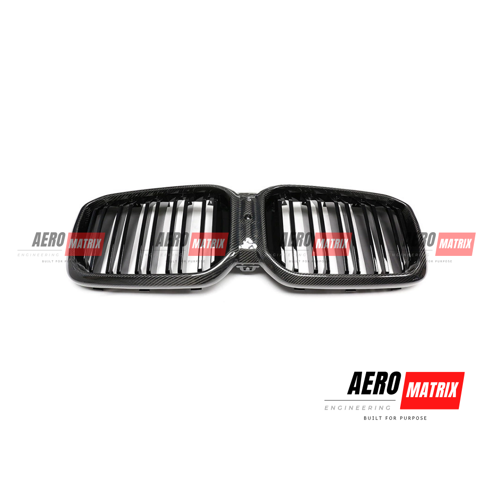 BMW X3M X4M F97/F98 2019–2022 Dual Slat Grille  – Carbon Fibre Gloss