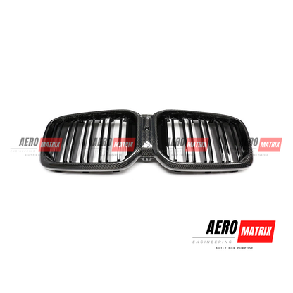 BMW X3M X4M F97/F98 2019–2022 Dual Slat Grille  – Carbon Fibre Gloss