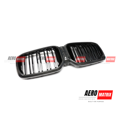 BMW X3M X4M F97/F98 2019–2022 Dual Slat Grille (Carbon Fibre Gloss)
