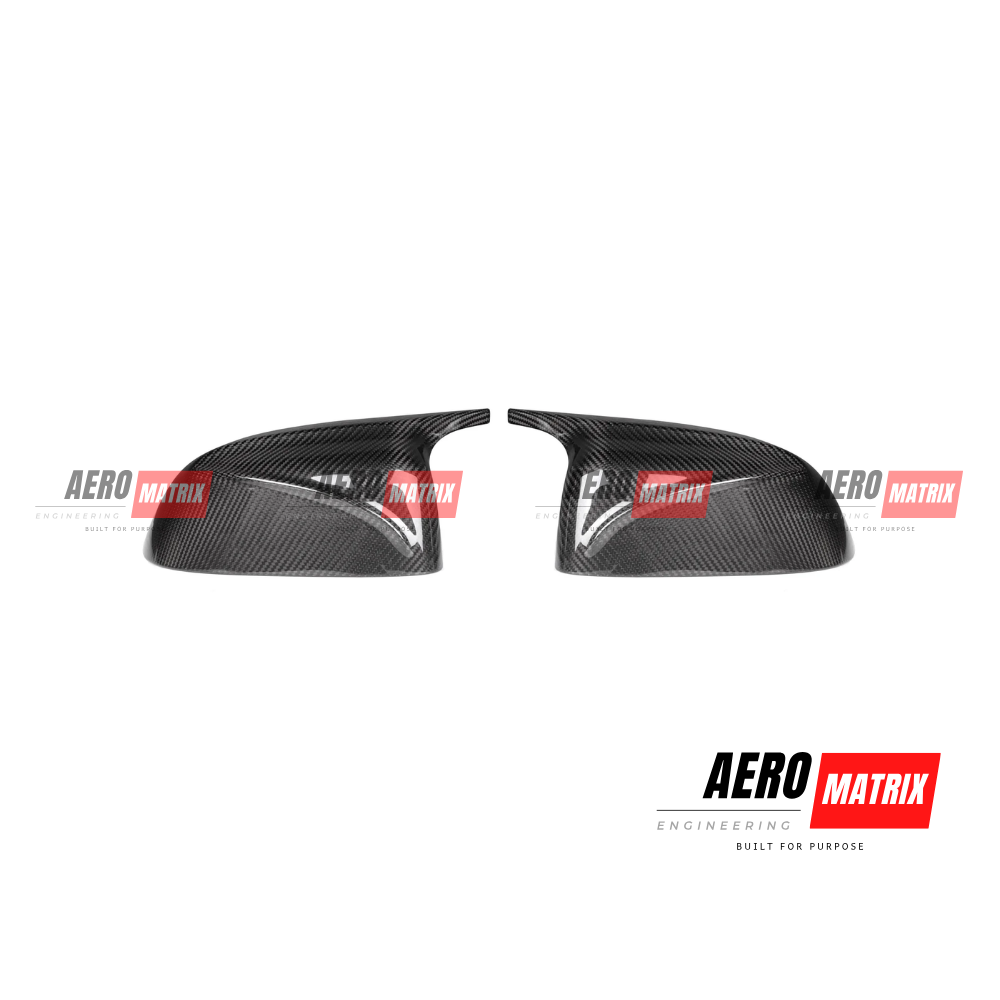 BMW X3 X4 X5 X6 X7 F97/F98/F95/F96 Side Mirror Covers Mirror Covers – Carbon Fibre Gloss