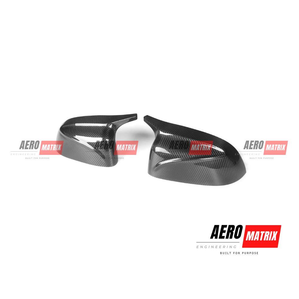 BMW X3 X4 X5 X6 X7 F97/F98/F95/F96  Side Mirror Replacement (Carbon Fibre Gloss)