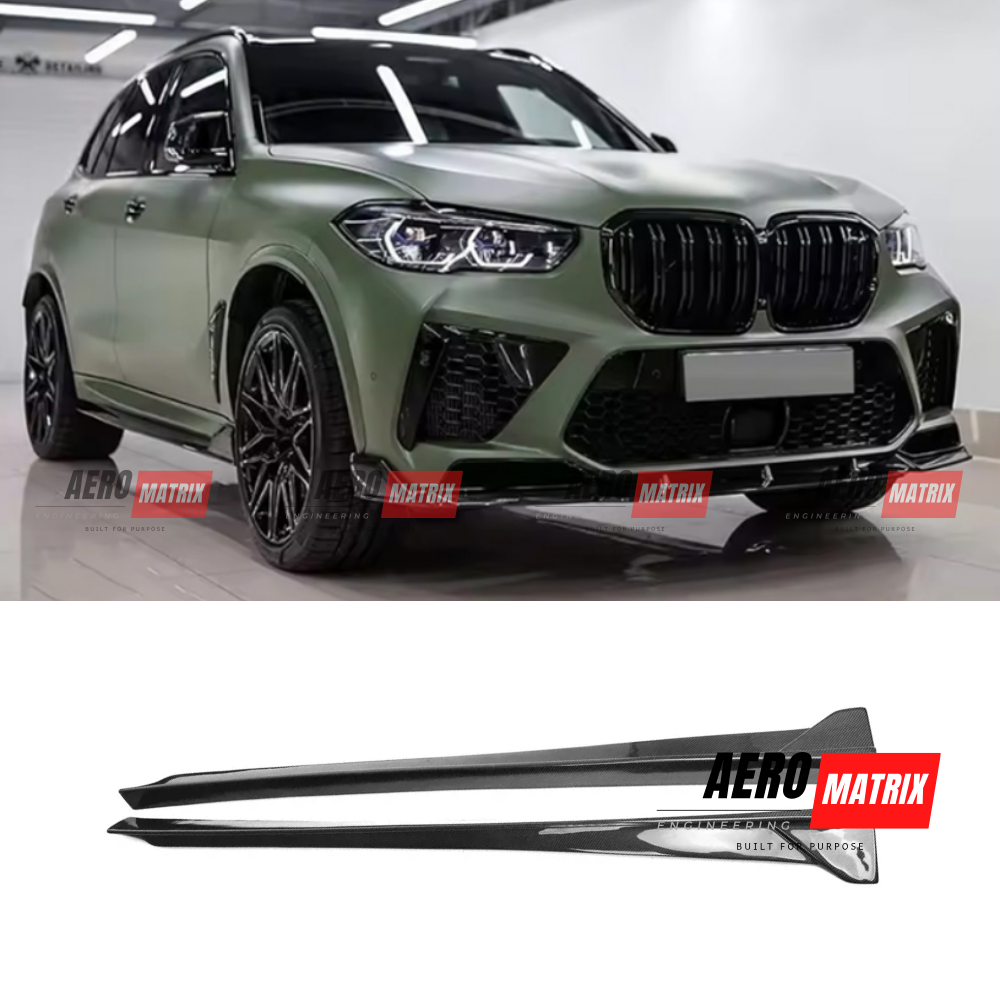 BMW X5M F95 Side Skirting (Carbon Fibre)