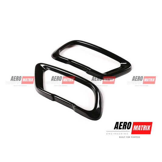 BMW X5 G05 X6 G06 X7 G07 Exhaust Muffler Tip for M Sport Bumper Bar (Gloss Black)