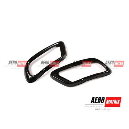 BMW X5 G05 X6 G06 X7 G07 Exhaust Muffler Tip for M Sport Bumper Bar (Gloss Black)