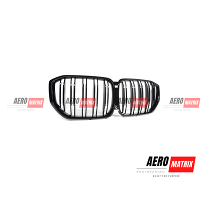 BMW X5 G05 / X5M F95 2020–2022 Pre-LCI Dual Slat Grille – Gloss Black