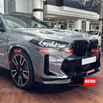 BMW X6 G06 2019–2022 Front Lip (Gloss Black)