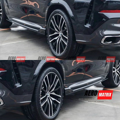 BMW X6M F96 G06 2019–2022 Side Skirting (Gloss Black)